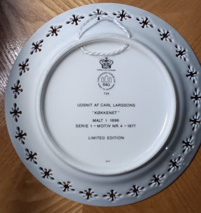 1977 Carl Larsson Art Limited Edition Plate