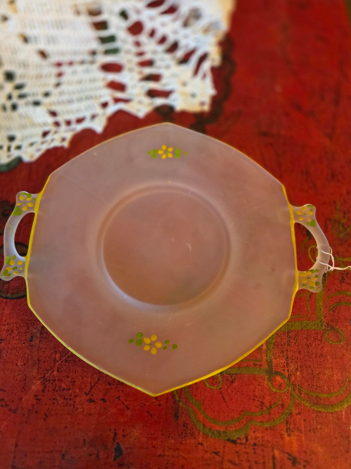 Depression glass plate Lancaster
