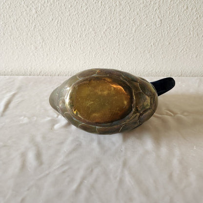 Tonala Ceramic & Brass Duck - Medium
