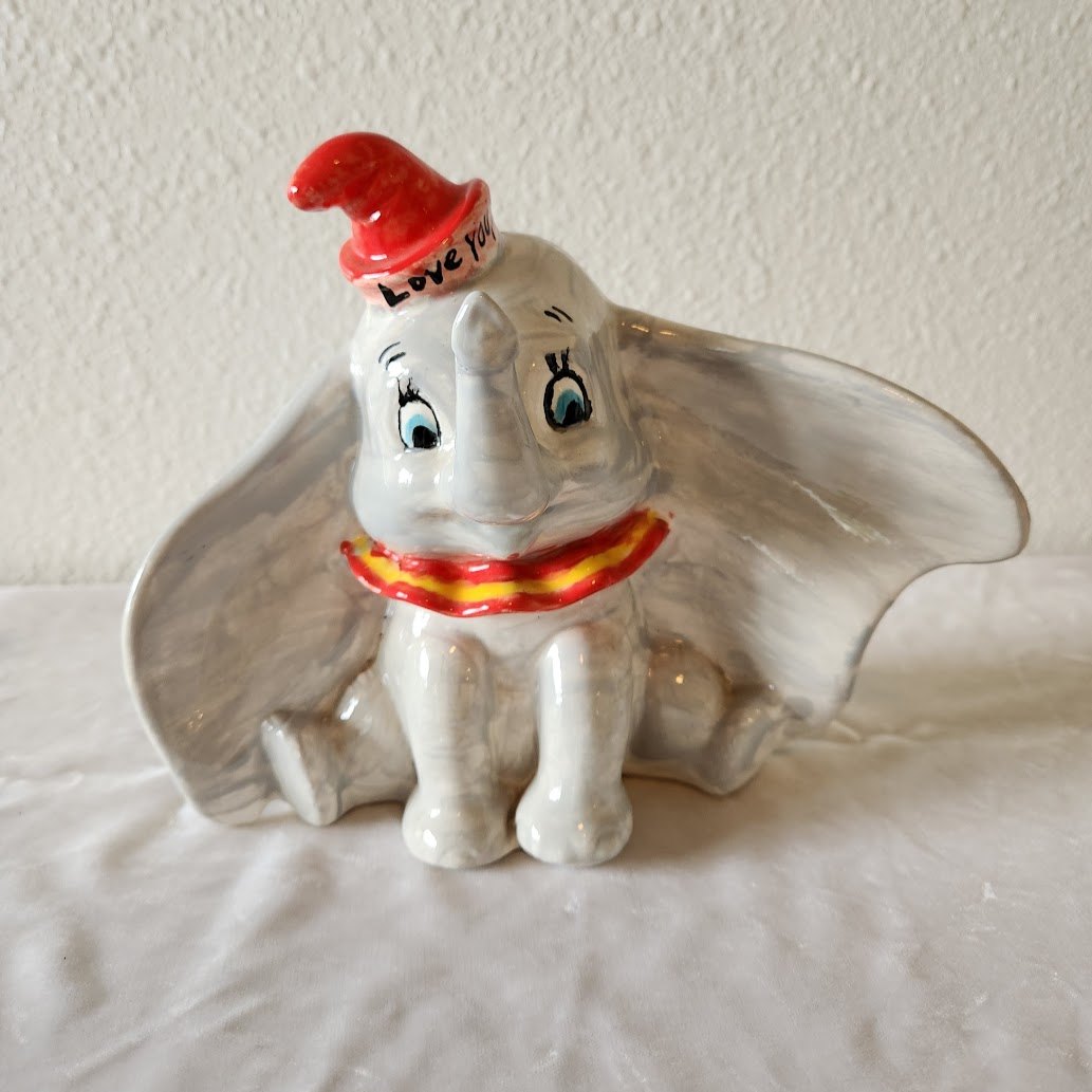 Vintage Dumbo Ceramic Bank