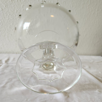 Indiana Glass Teardrop Pedestal Compote