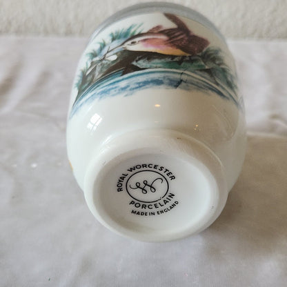 Royal Worcester King Size Egg Coddler - "Birds"