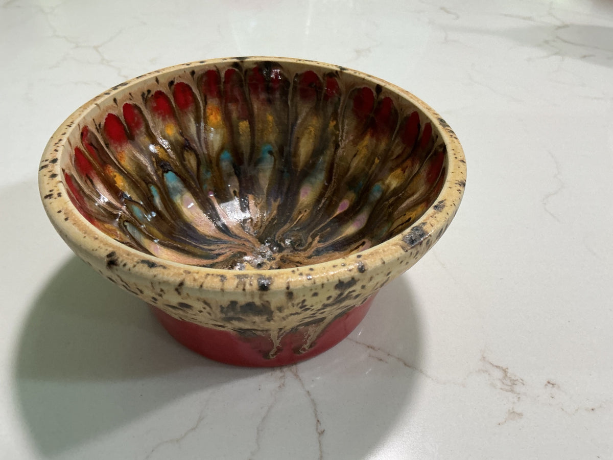 Locally Crafted “PEACOCK” Bowl