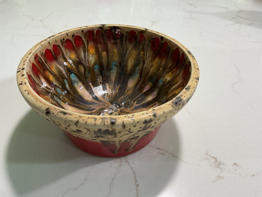 Locally Crafted “PEACOCK” Bowl