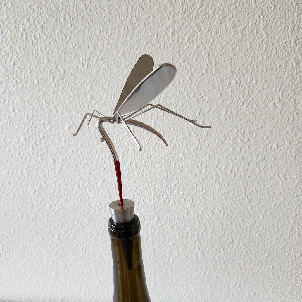 Midcentury Mosquito Wine Stopper