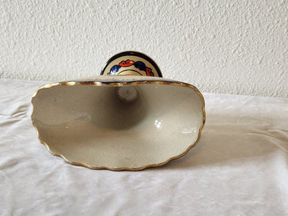 1930s Art Deco Czech Ditmar Urbach Fan Shape Vase