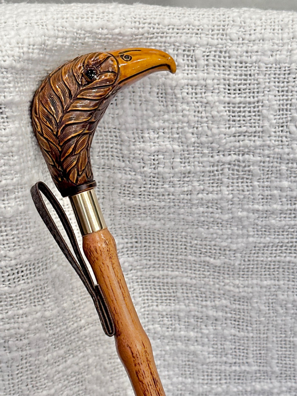 Vintage Italian style Eagle head long shoehorn 