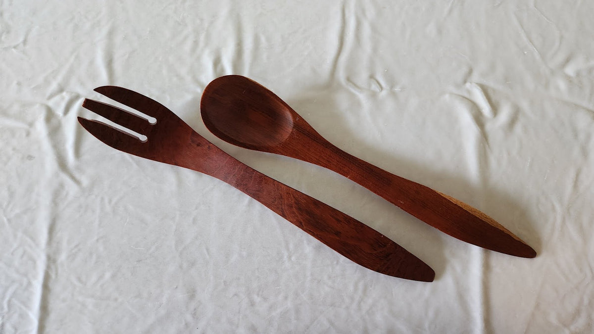 Teak Salad Serving Set
