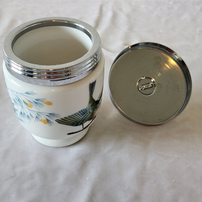 Royal Worcester King Size Egg Coddler - "Birds"
