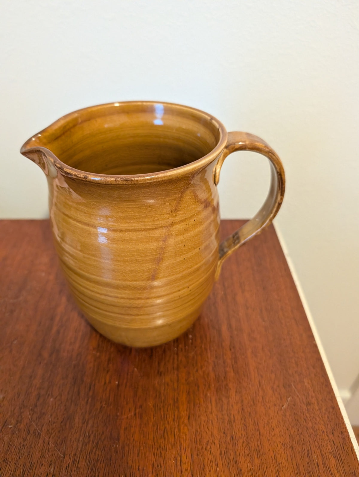 Hand Thrown Ceramic Pitcher