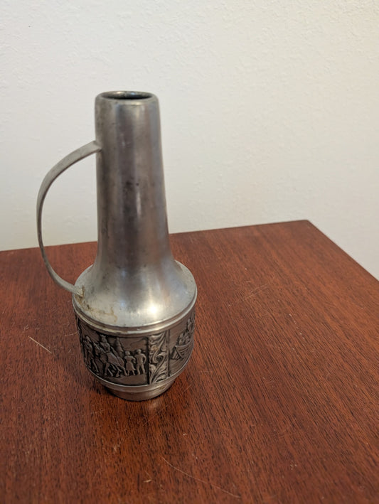 Vintage Norsk Tinn Pewter Vase