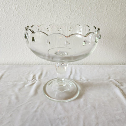 Indiana Glass Teardrop Pedestal Compote