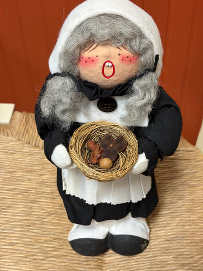Paper mache Pilgrm (Female)