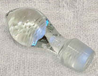 Heavy clear glass decanter Stopper