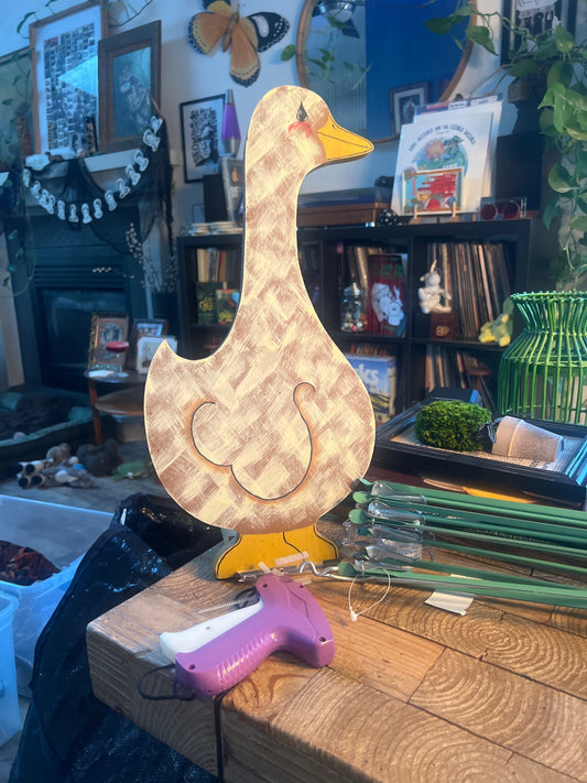 Vintage Folk Art Duck