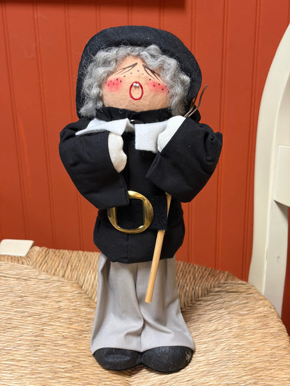 Paper mache Pilgrim (male)