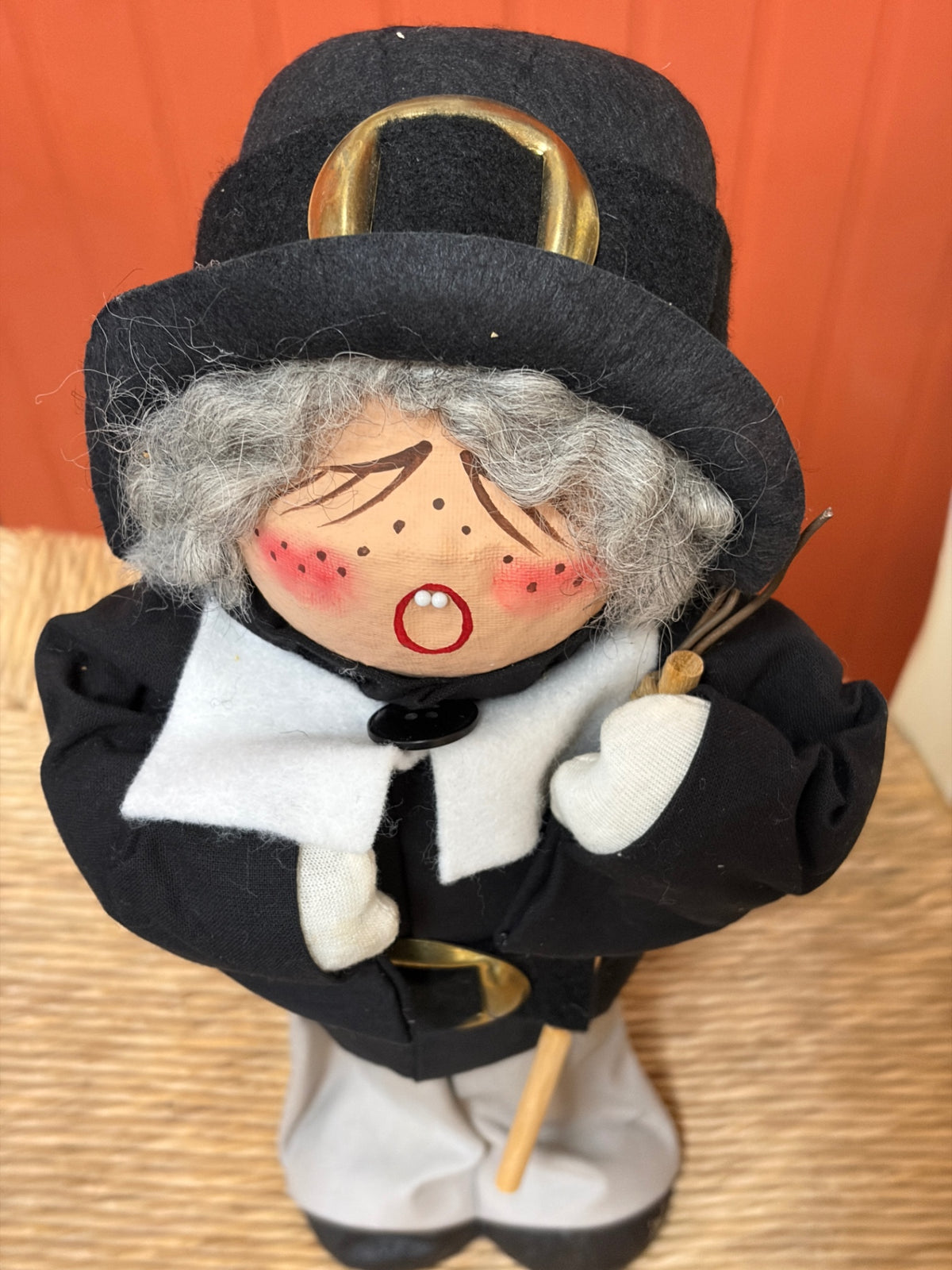 Paper mache Pilgrim (male)