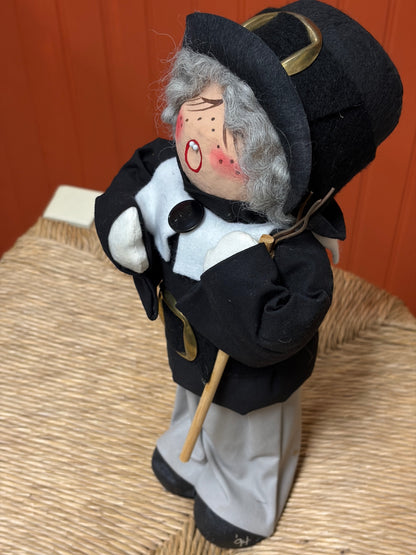 Paper mache Pilgrim (male)