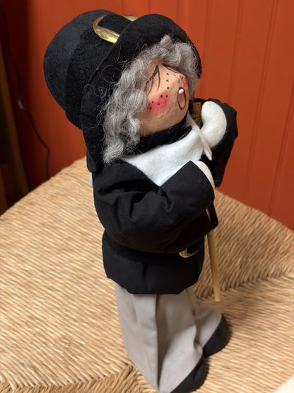Paper mache Pilgrim (male)