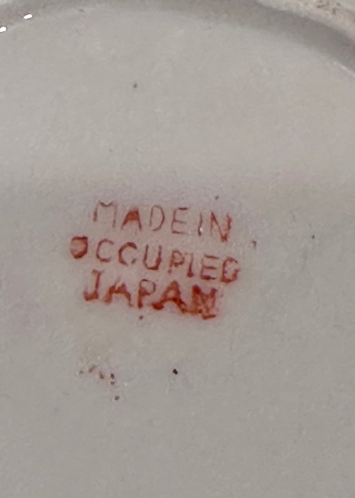 Vintage occupied Japan Butter pat 