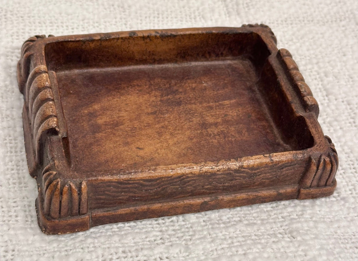 Vintage Syroco wood tray 