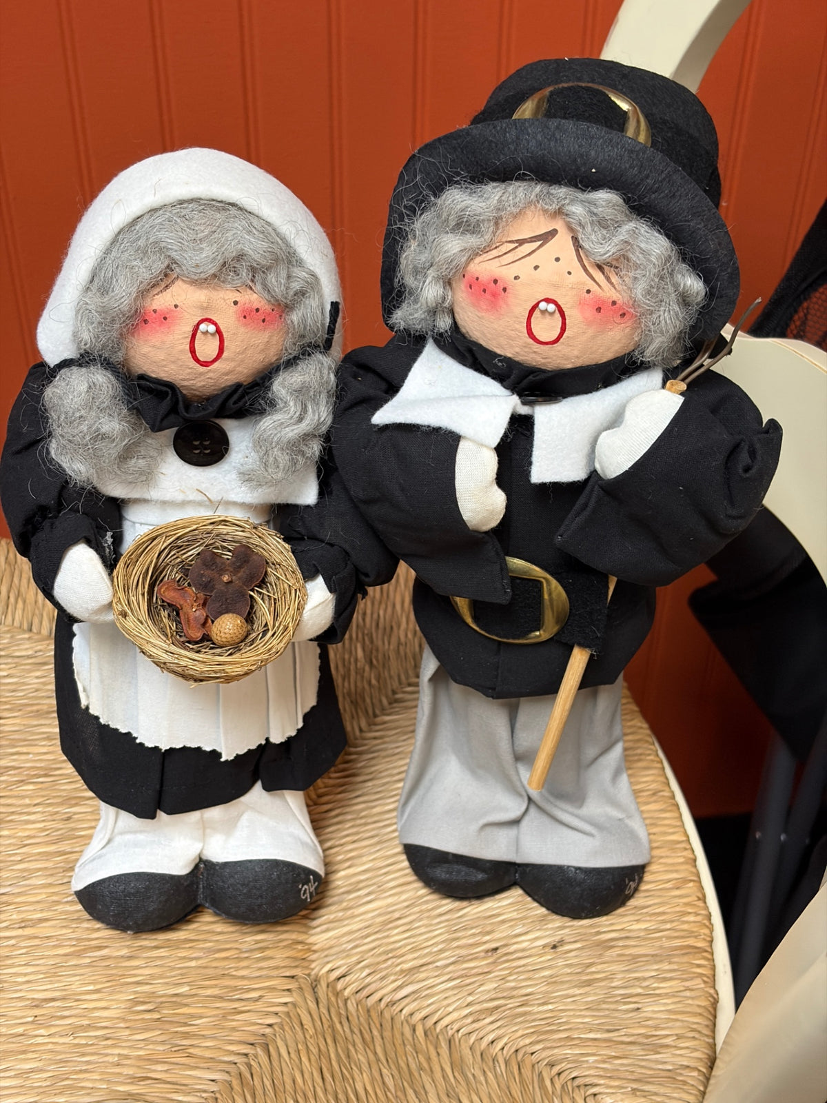 Paper mache Pilgrim (male)