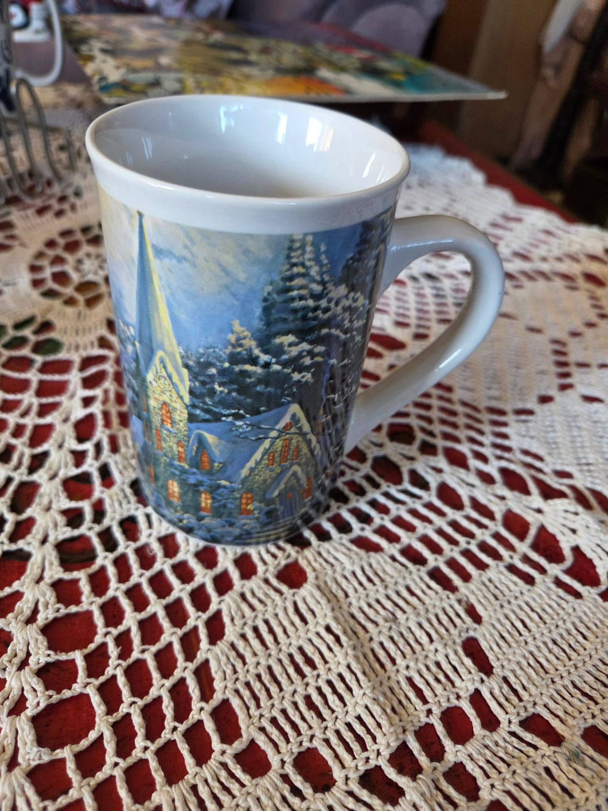 Kinkade chapel mug