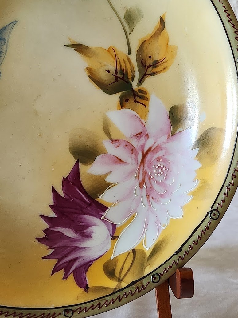 Circa 1915 Nippon Butterfly Soup Bowl