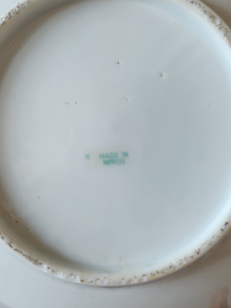 Circa 1915 Nippon Butterfly Soup Bowl