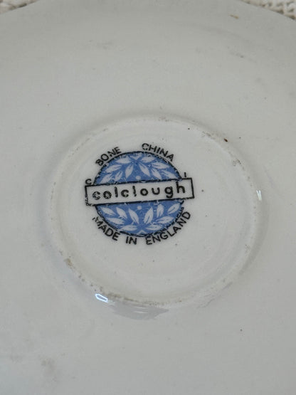  ColClough fine bone China teacup & Saucer England 