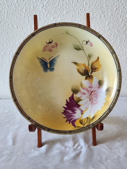 Circa 1915 Nippon Butterfly Soup Bowl