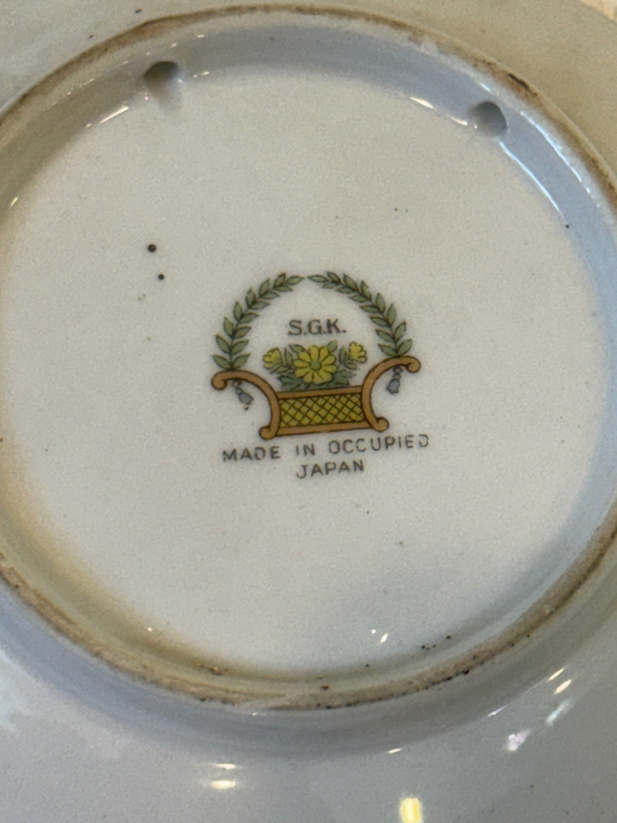 S.G.K China Japan  “Beatrice Cenci" portrait plate 