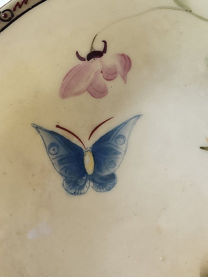 Circa 1915 Nippon Butterfly Soup Bowl