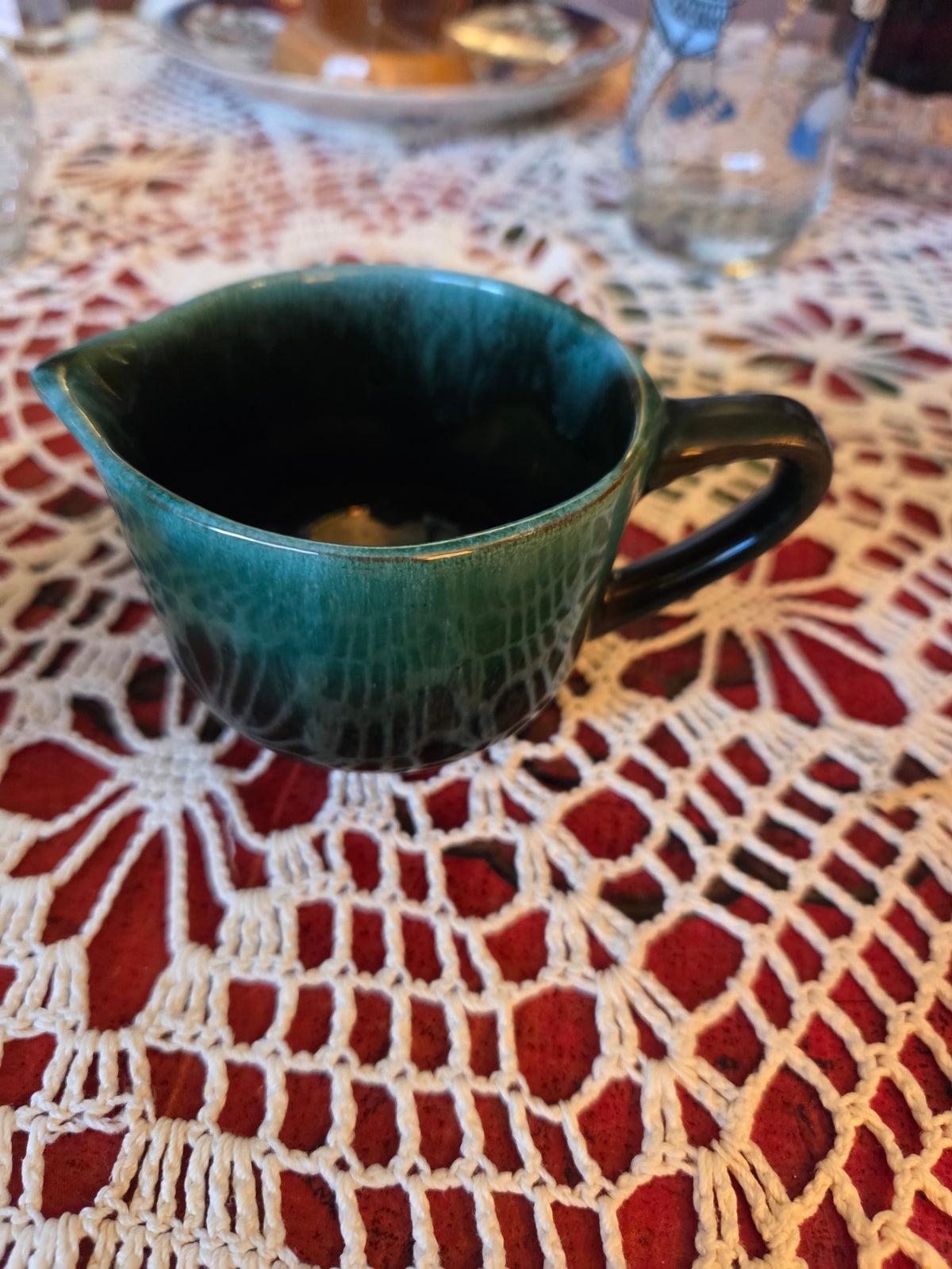 Blue mountain pottery creamer