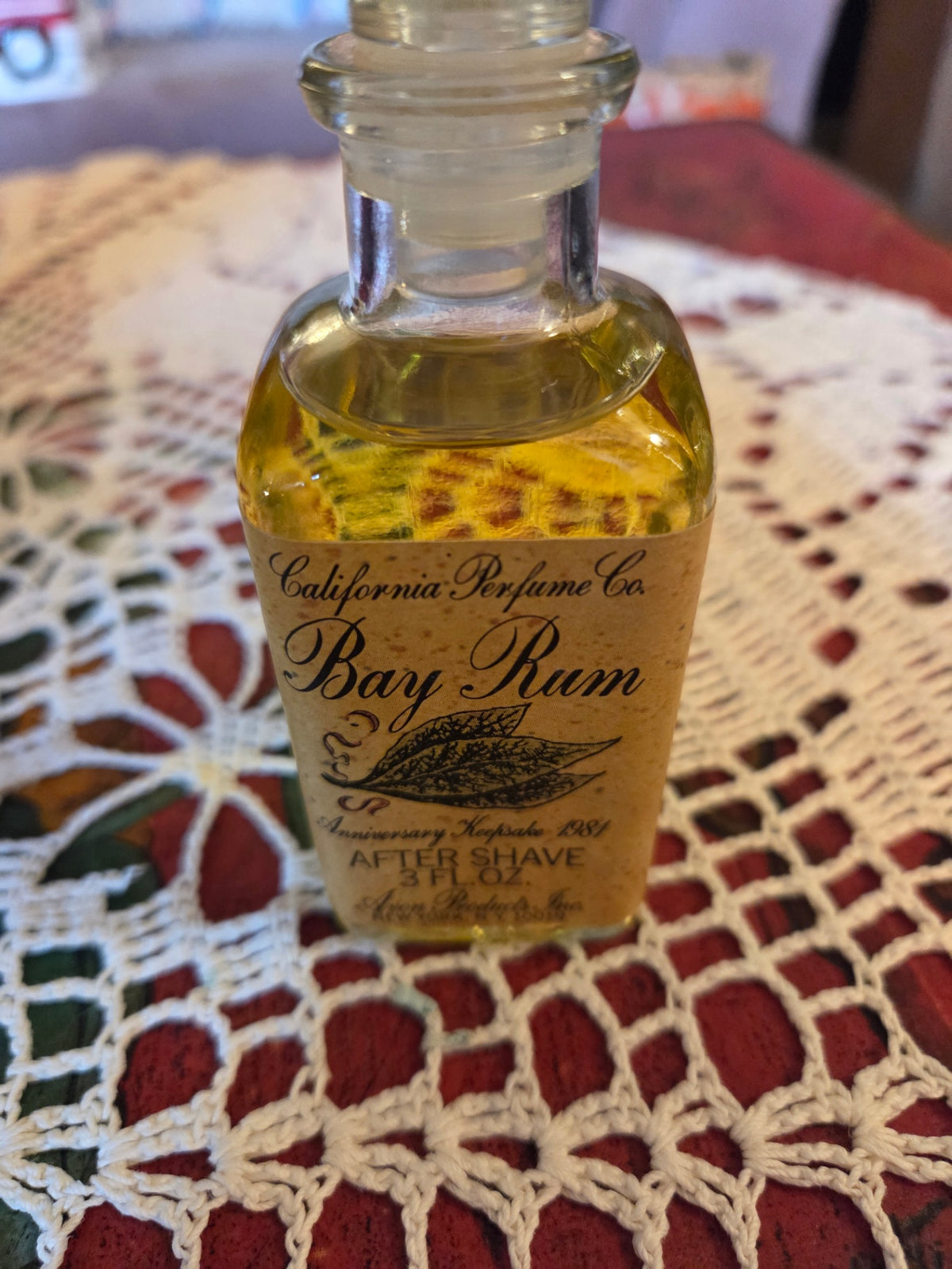 Avon Bay rum after shave