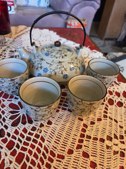 Pier 1 Tomoko hand painted tea set