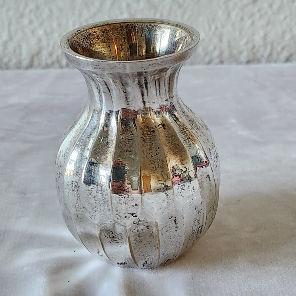 Miniature Silverplate Bud Vase