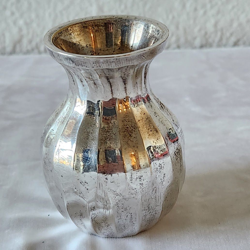 Miniature Silverplate Bud Vase