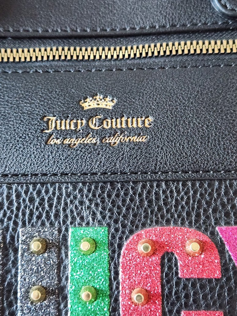 Juicy Couture Rock Candy Satchel Purse - 2 Crossbody Straps