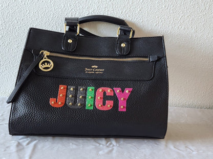 Juicy Couture Rock Candy Satchel Purse - 2 Crossbody Straps