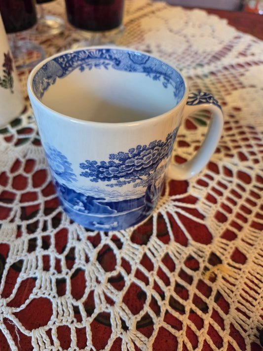 Spode England Italian blue mug