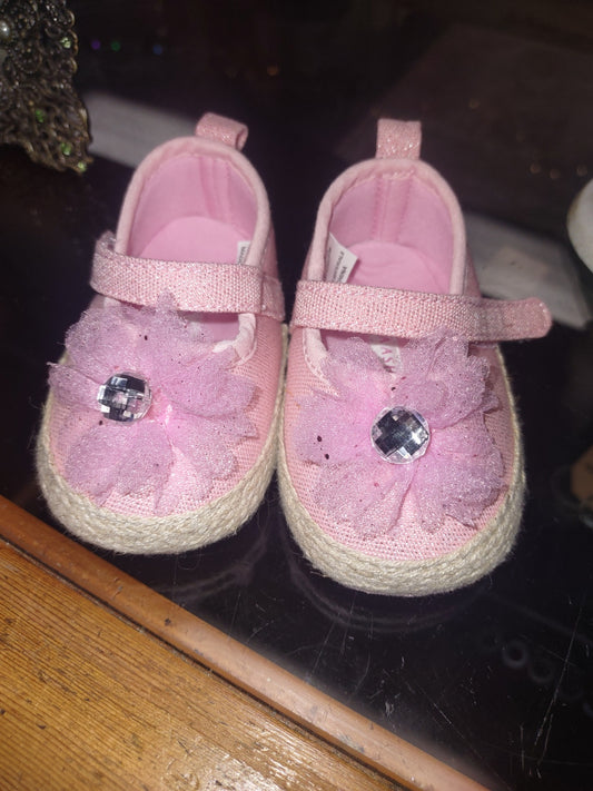 Pink shoes baby