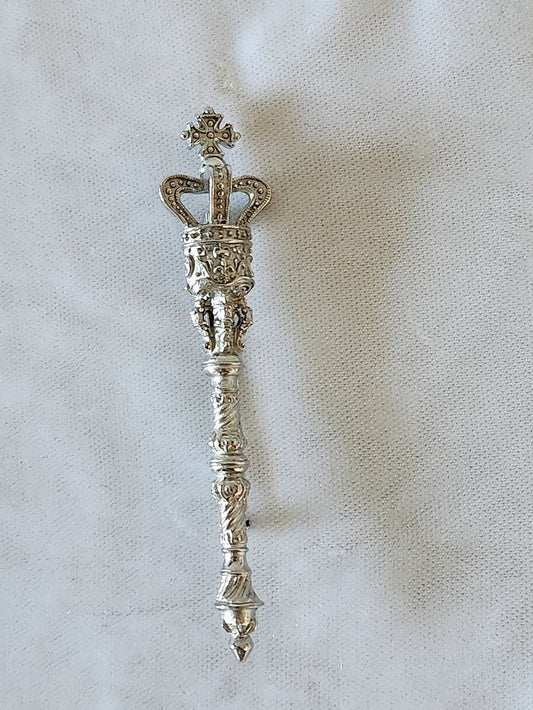 Royal Scepter Brooch