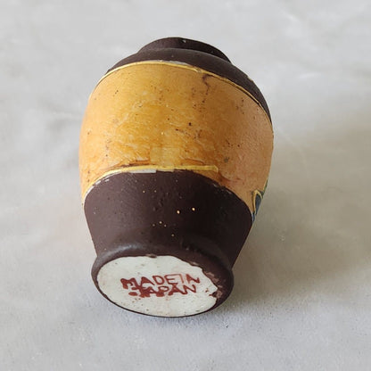 1930s Satsuma-Style Moriage Japanese Mini Vase