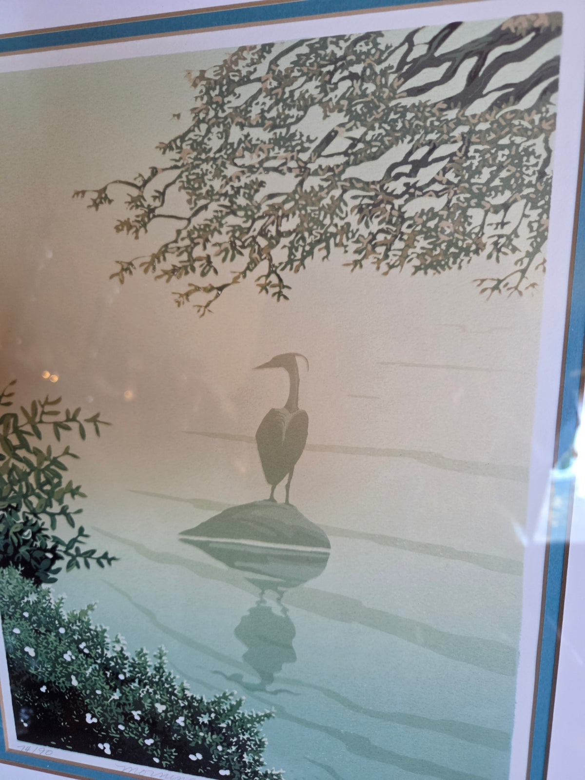 Morning solitude serigraph