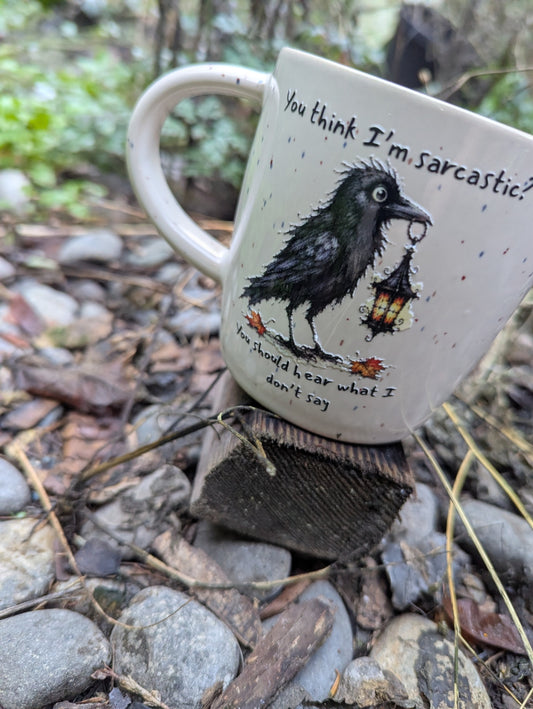 Raven coffee mug 