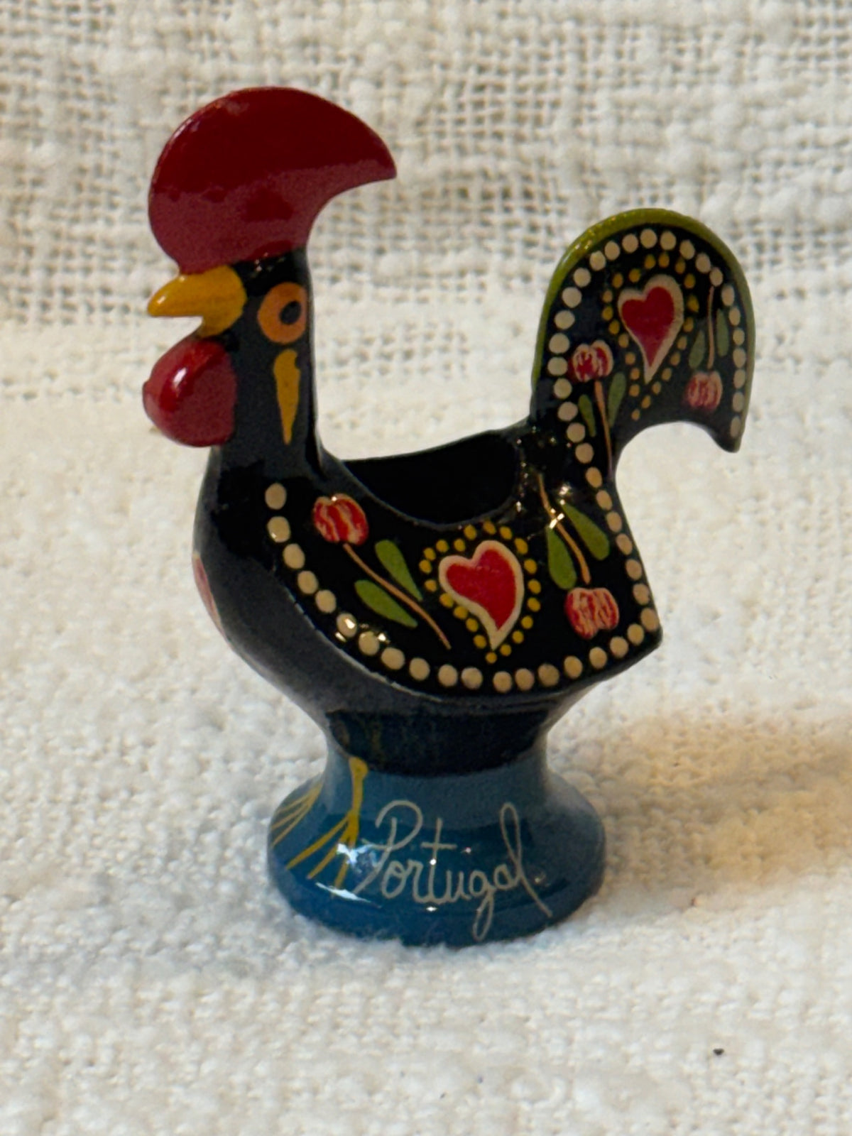 Portuguese Galo de Barcelos Good  luck rooster Candle or tooth picts