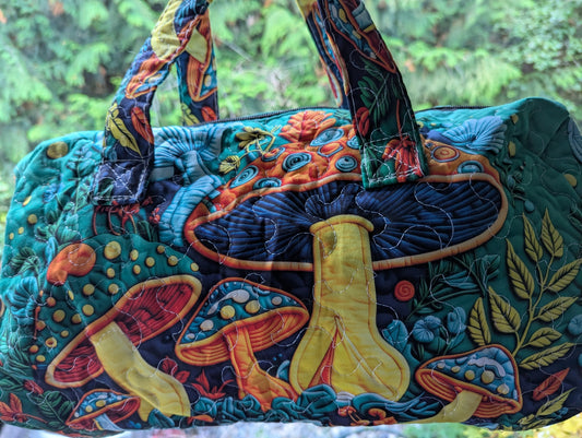 Mushroom weekend bag