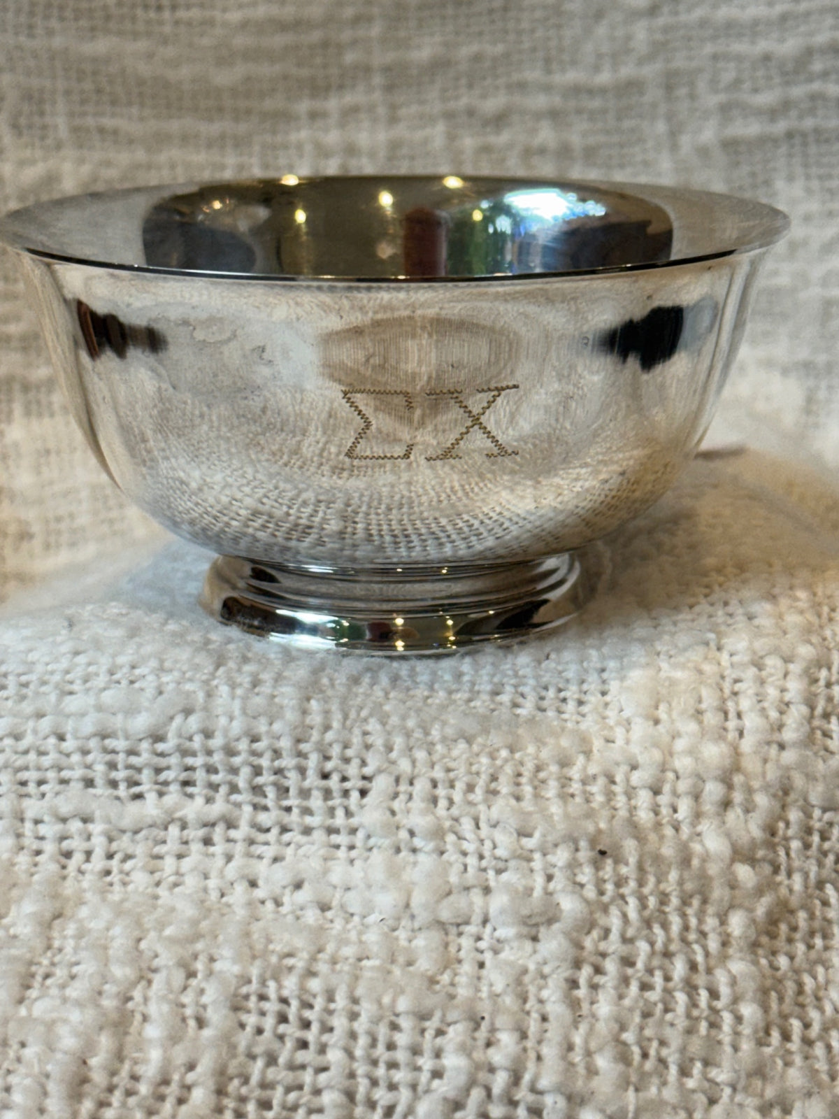 Wm. Rogers Silver-pated Paul Revere bowl 
