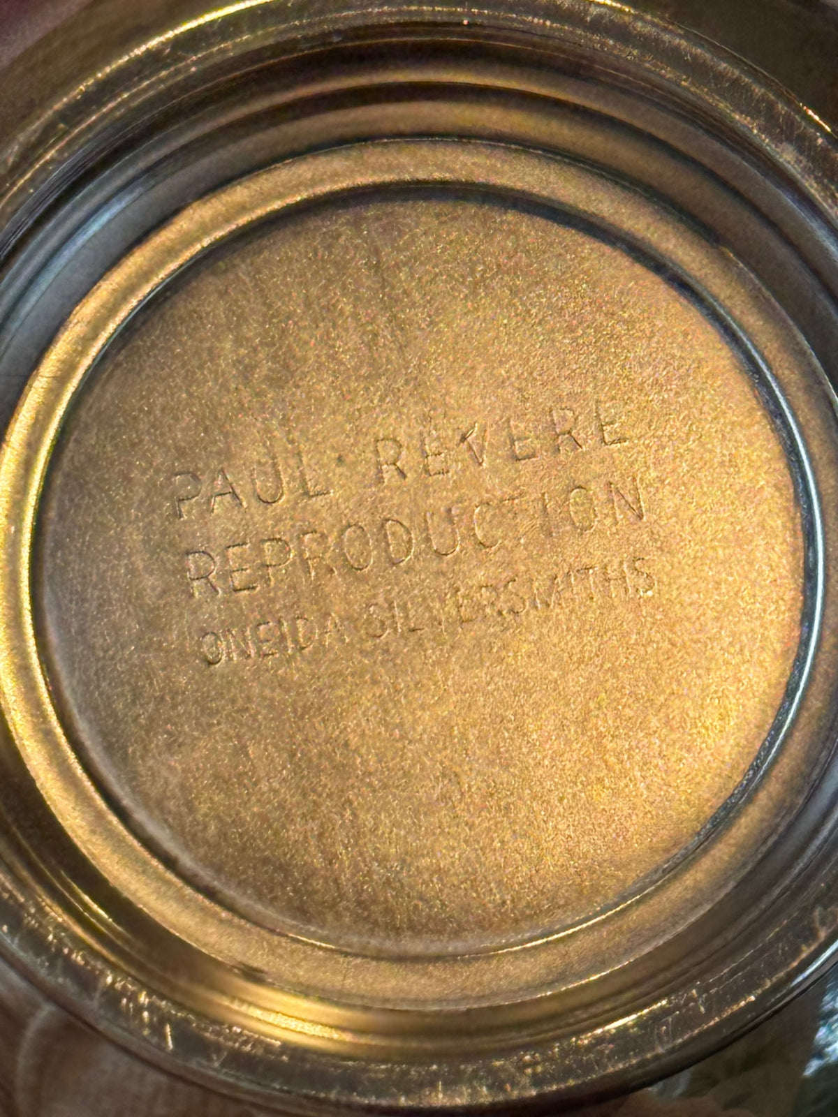 Wm. Rogers Silver-pated Paul Revere bowl 